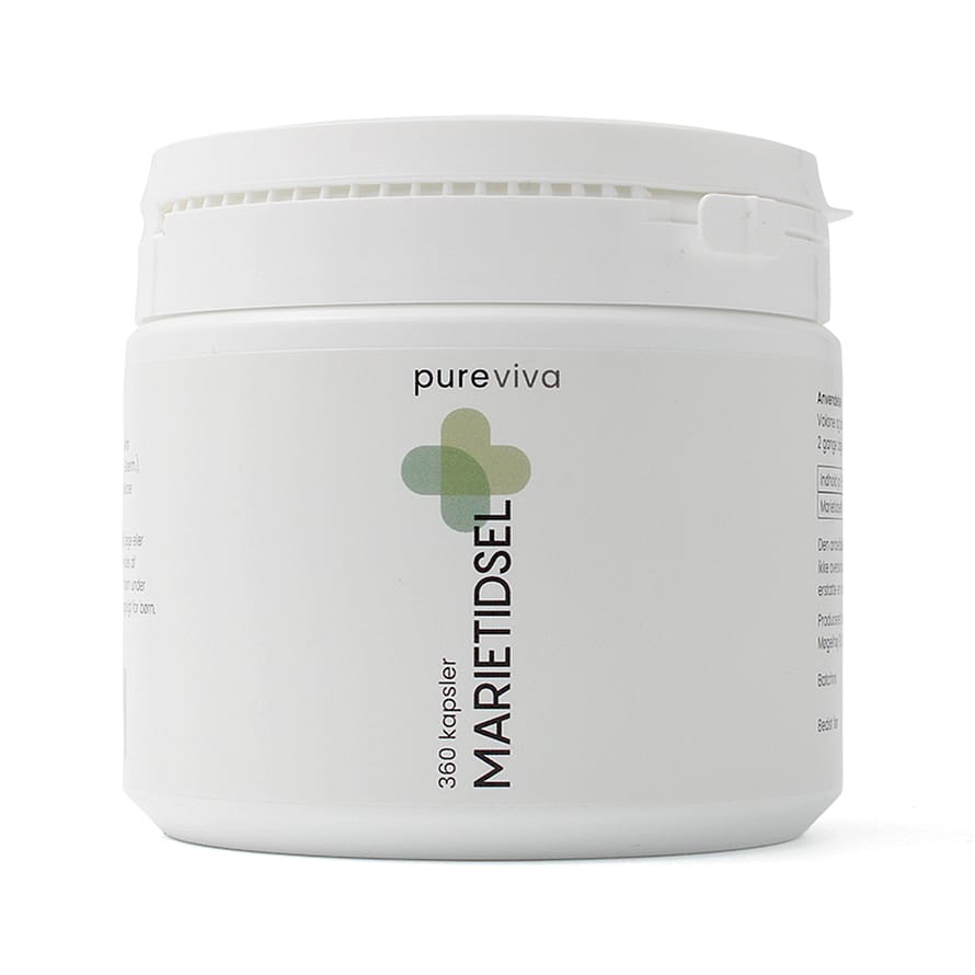 Pureviva Kosttilskud Marietidsel 360 kaps.