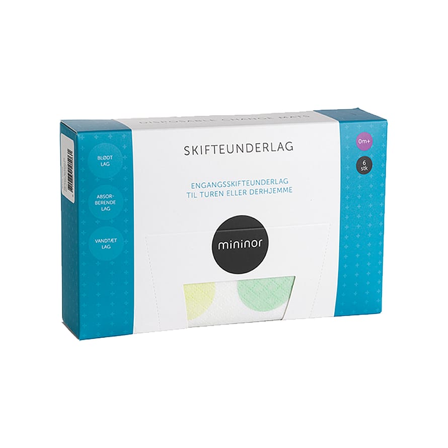 Mininor Skifteunderlag 6 stk.