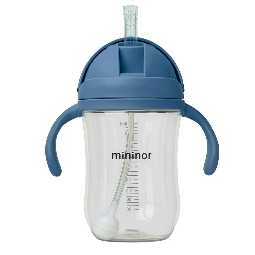 Mininor Sugerørskop Tritan Blåhval 330 ml