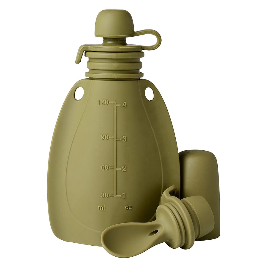 Mininor Smoothiepose med ske Mosgrøn 120 ml