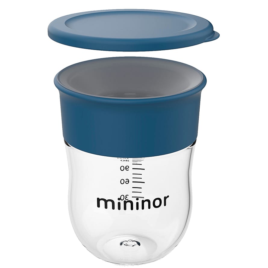 Mininor Træningskop Blåhval 220 ml