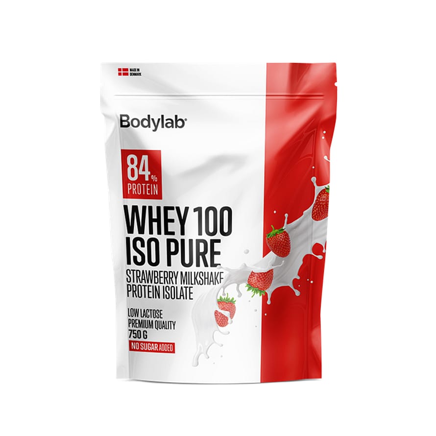 Bodylab Whey 100 ISO PURE Strawberry 750 g