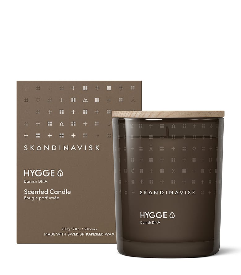 SKANDINAVISK HYGGE Duftlys med Låg 200 g