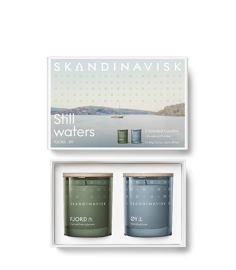 SKANDINAVISK Still Waters Scented Candle Fjord & Øy 130 g