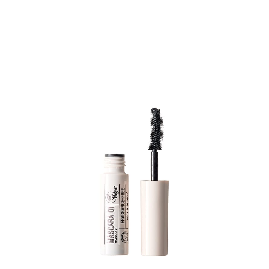 ECOOKING Volume Mini Mascara Sort 01 Curling & Volume (Gummi) 3 ml