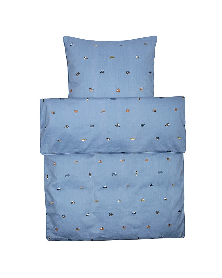 SMALLSTUFF Sengetøj Baby Maskiner 70 x 100