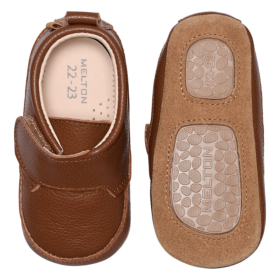 MELTON Luksus Læder Hjemmesko Brun 20