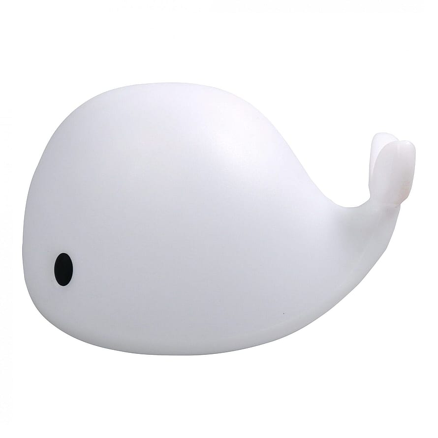 Filibabba LED Gulvlampe Christian The Whale Hvid 30 cm
