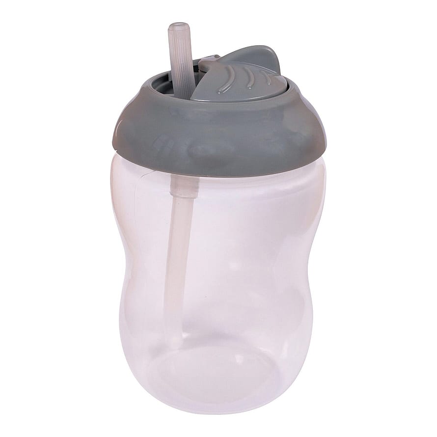 Filibabba Drikkekop med sugerør Dark grey