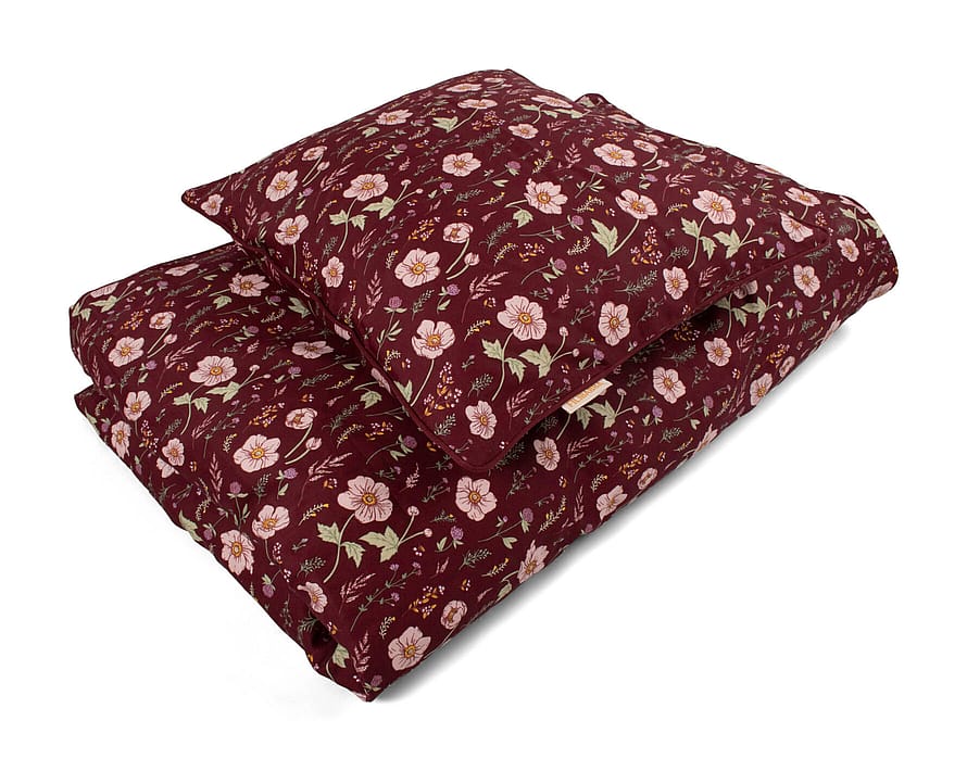 Filibabba Junior Sengetøj Fall Flowers 100 x 140 cm
