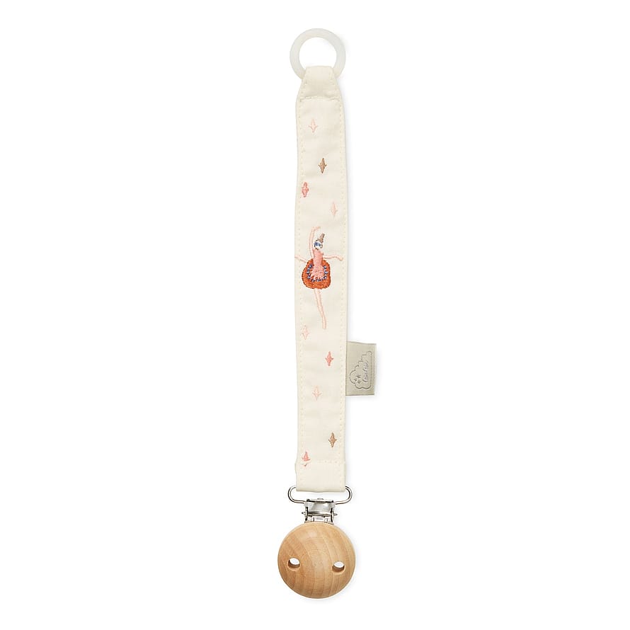 Cam Cam Copenhagen Embroidered Pacifier Holder P100 Ballerina