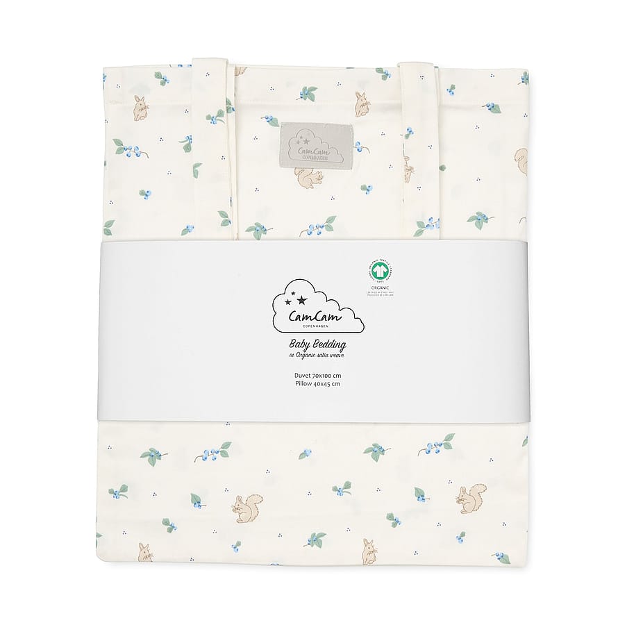 Cam Cam Copenhagen Sengetøj Baby Blueberries 70x100 cm