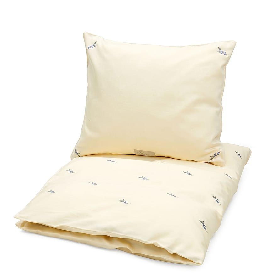 Cam Cam Copenhagen Sengetøj Baby Broderet Blueberrie 70x100 cm