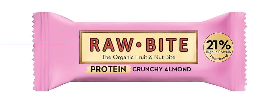 Rawbite Proteinbar Glutenfri Ø Crunchy Almond 45 g