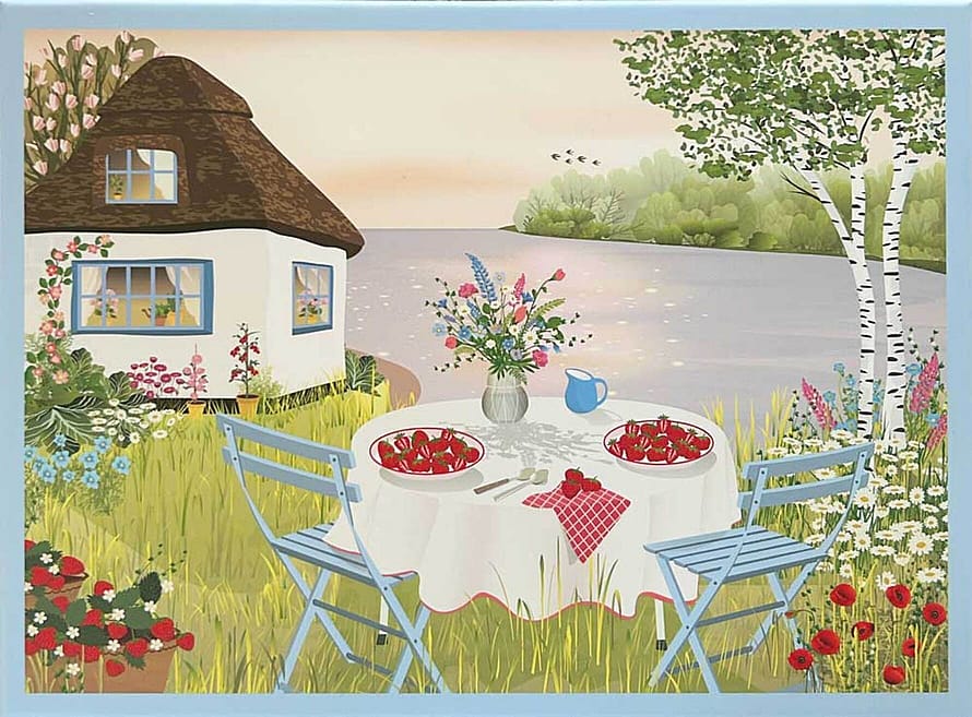 ViSSEVASSE Puslespil Sweet Strawberries 1000 Brikker