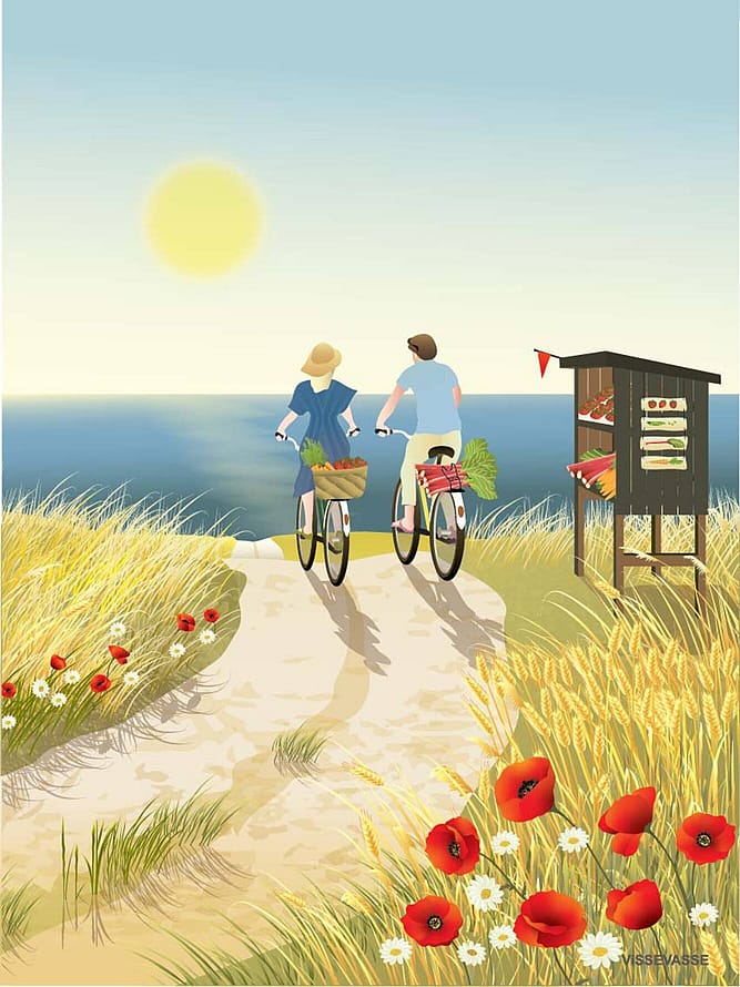 ViSSEVASSE Plakat Summer Life 30x40 cm