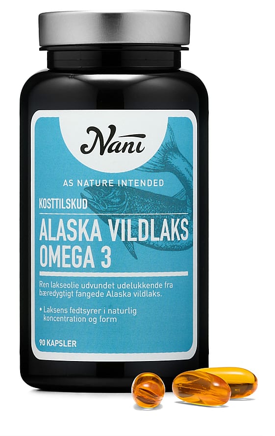 Nani Omega-3 - Alaska Vildlaks 90 kaps.