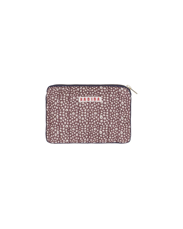 HABIBA Autumn Leaf Mini Clutch Burgundy