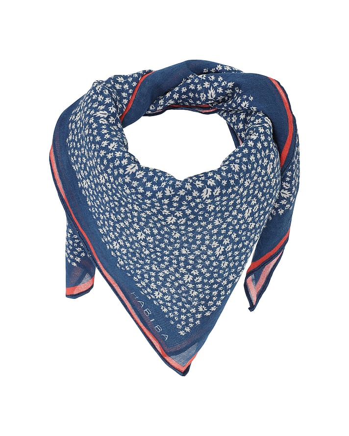 HABIBA Autumn Leaf Bandana Indigo