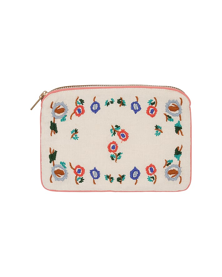 HABIBA Flora Mini Clutch Vanilla