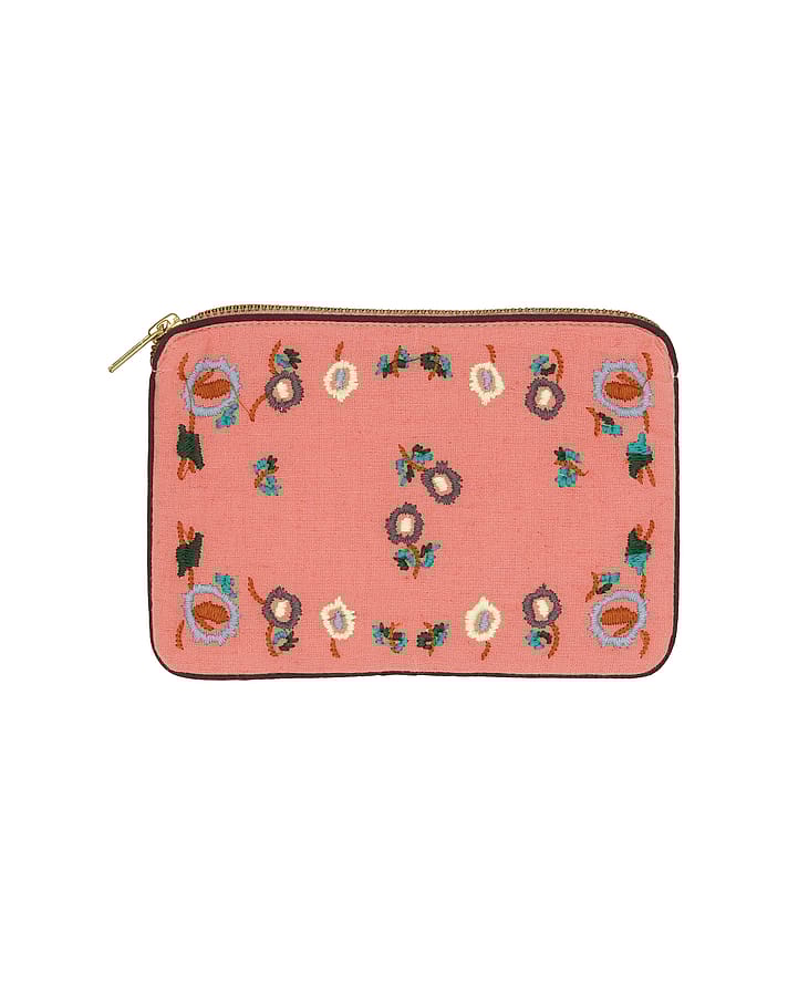 HABIBA Flora Mini Clutch Berry