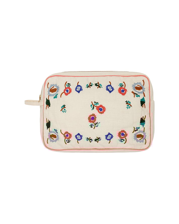 HABIBA Flora Toiletry Bag Vanilla