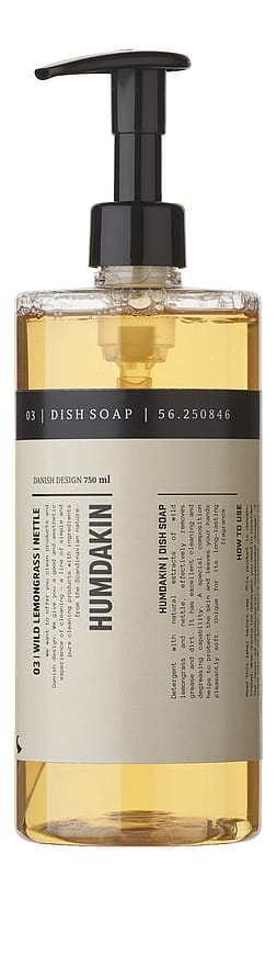HUMDAKIN Dish Soap 03 Wild Lemongrass & Nettle 750 ml