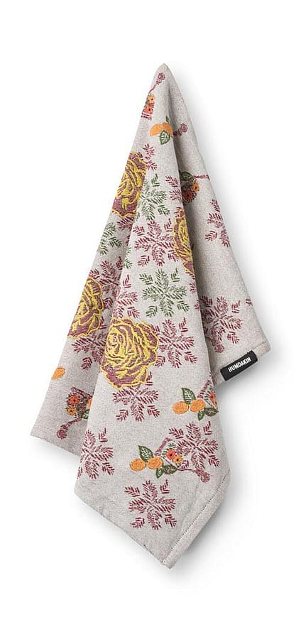 HUMDAKIN Jacquard & Embroidery Organic Tea Towel 45x70 cm