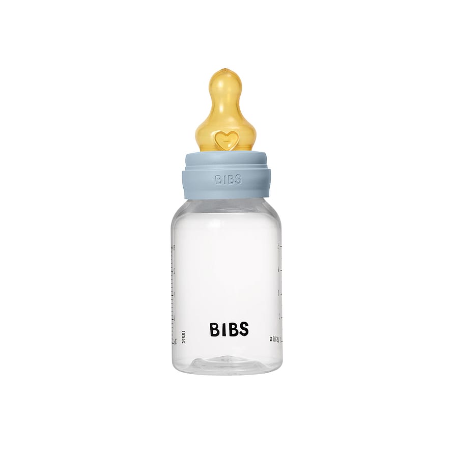 BIBS Sutteflaske Slow Flow Latex Baby Blue 150 ml