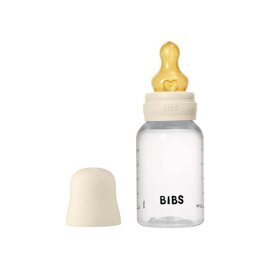 BIBS Sutteflaske Slow Flow Latex Ivory 150 ml
