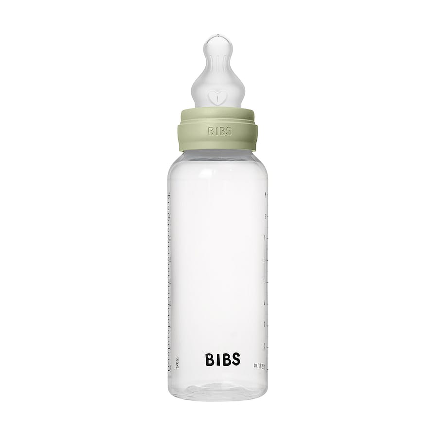 BIBS Sutteflaske Medium Flow Silikone Sage 270 ml