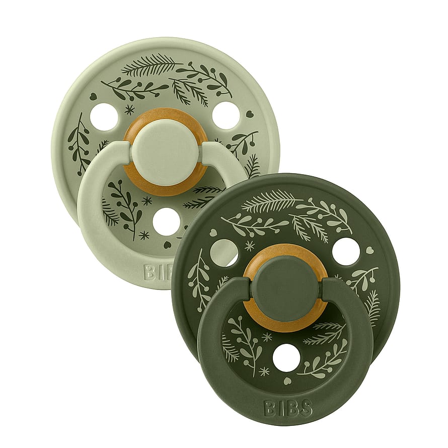 BIBS Colour Round Latex Sage/Hunter Green