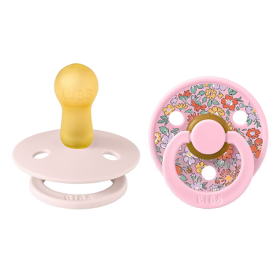 BIBS x Liberty Pacifier Colour 2-Pak Petal Mix Oscar Meadow Latex Size 2