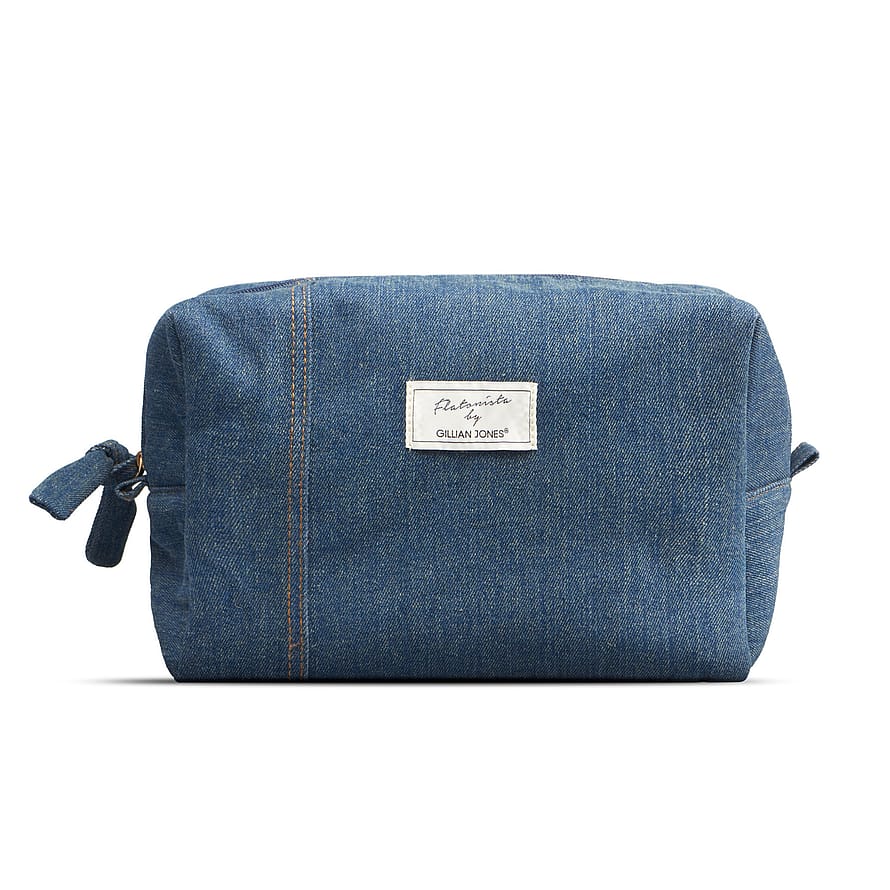 Gillian Jones Rummelig Toilettaske Blå denim Blå denim