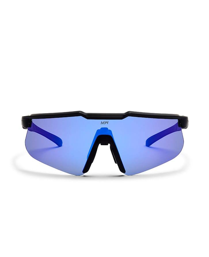 MESSYWEEKEND Letvægtssportssolbriller Speed Black Blue Polarized