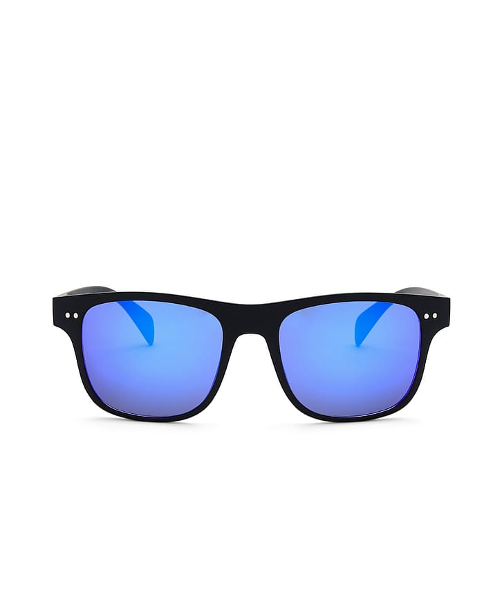 MESSYWEEKEND Letvægtssportssolbriller Black Blue Polarized