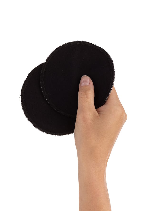 Carriwell Vaskbare Ammeindlæg Af Økologisk Bomuld Sort