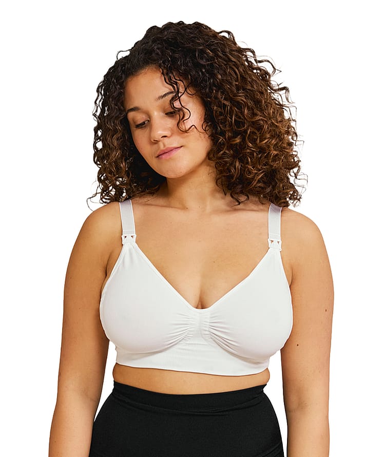 Carriwell Graviditets- og Amme-BH med gel-support Hvid M