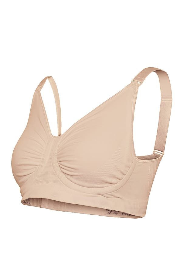 Carriwell Graviditets- og Amme-BH med gel-support Beige S