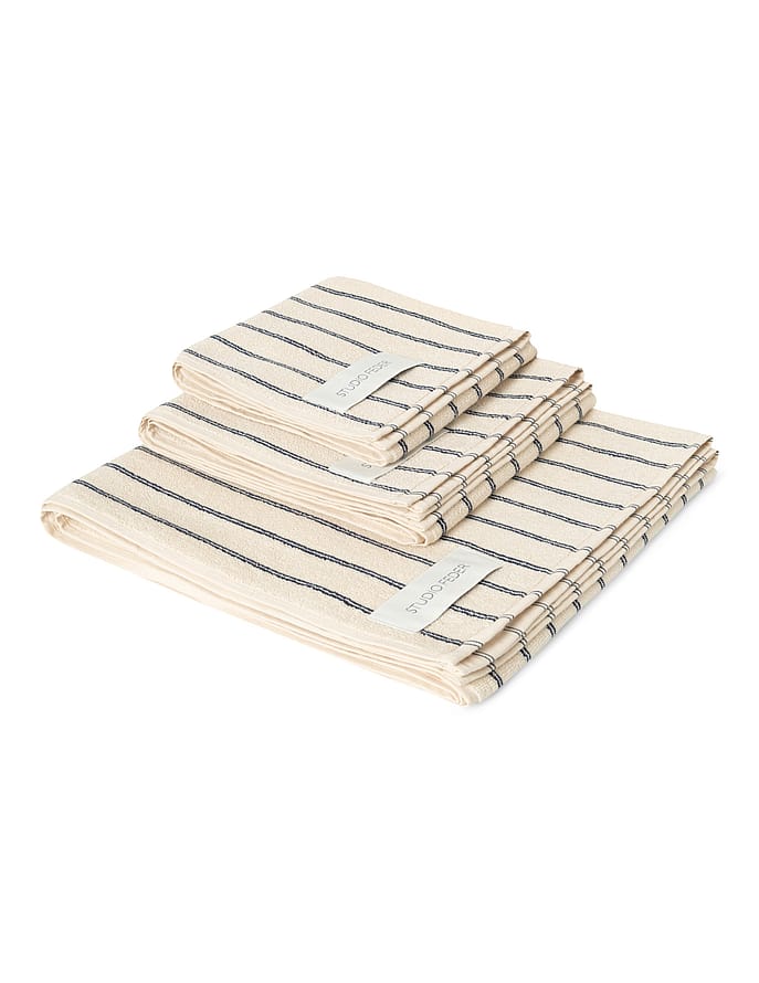 Studio Feder Una Håndklæde Navy Rain 50x100 cm