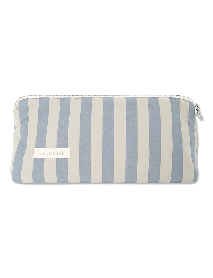 Studio Feder Celia Mini Toilettaske Pale Blue Stripe