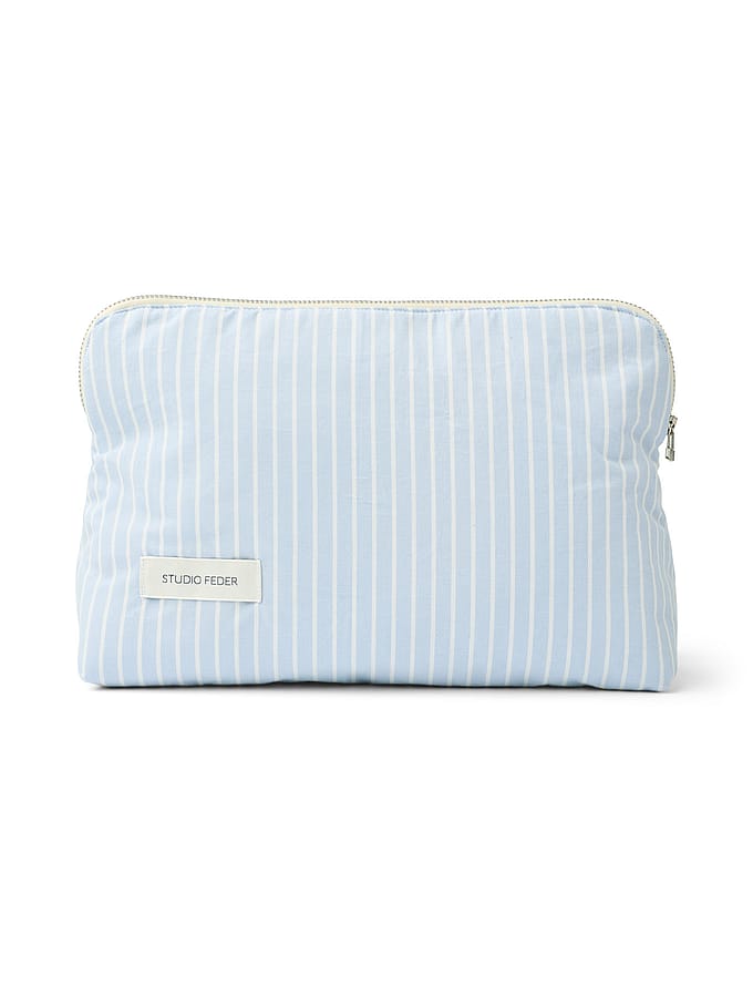 Studio Feder Celia Toiletry Bag Cotton Mattress Stripe