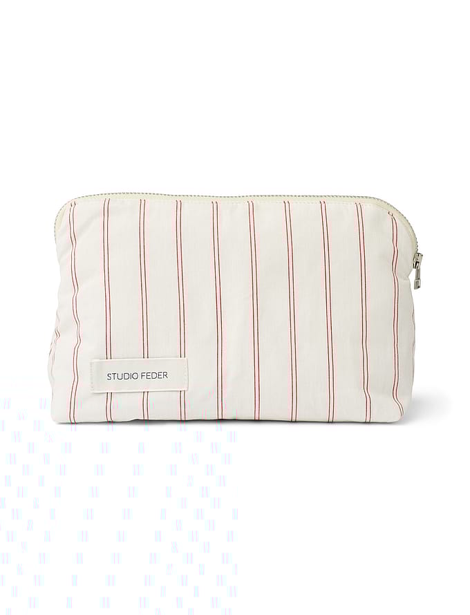 Studio Feder Celia Mini Toiletry Bag Cotton Red River