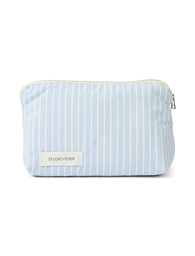 Studio Feder Celia Mini Toiletry Bag Cotton Mattress Stripe
