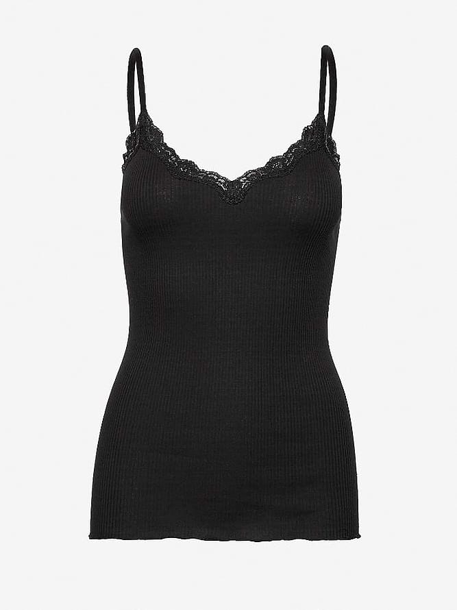 Rosemunde Øko Strop Top Black XL