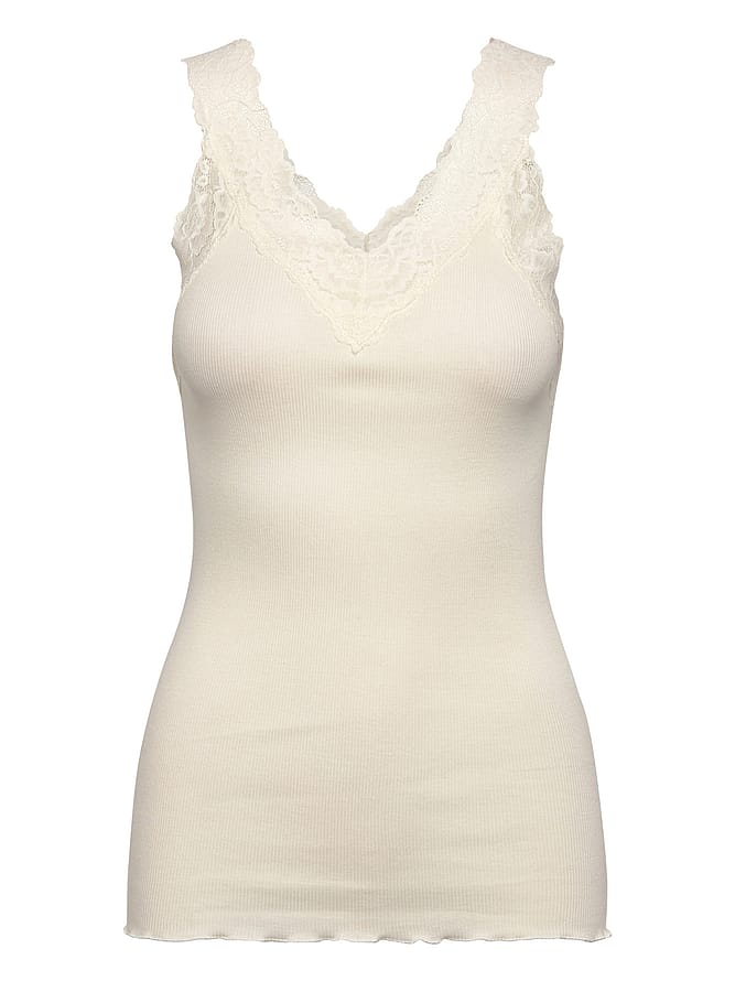Rosemunde RWBernadine Organic Cotton SL Lace Top Ivory S