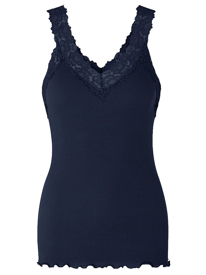 Rosemunde RWBernadine Organic Cotton SL Lace Top Navy L