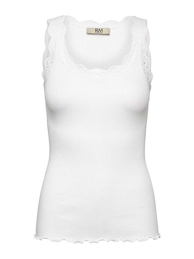 Rosemunde Lace Tank Top New White S