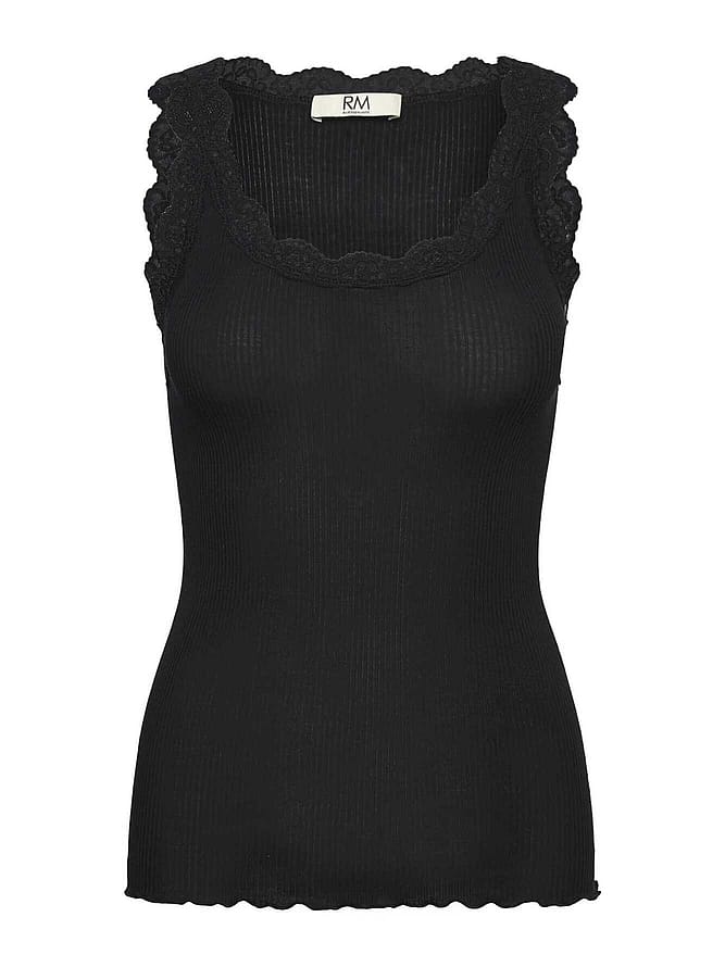 Rosemunde Regular U-neck Top Black M