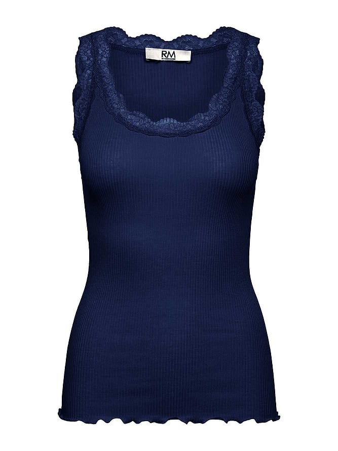 Rosemunde Lace Tank Top Navy S